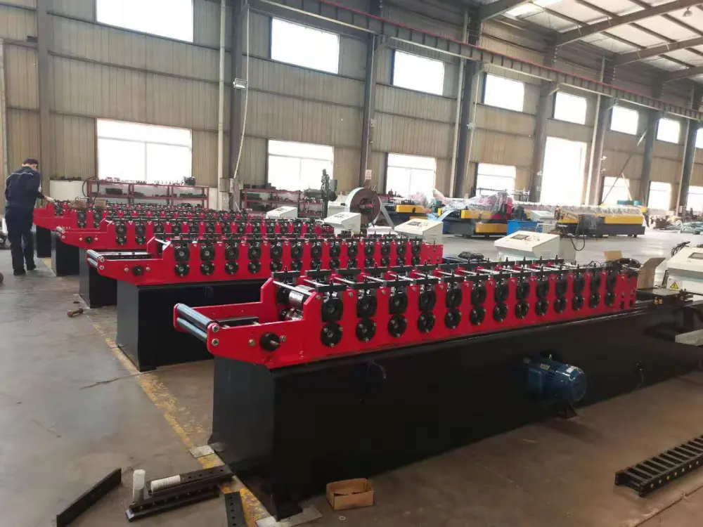 Roll forming machines assembled in the TUT Machinery workshop in Wuxi