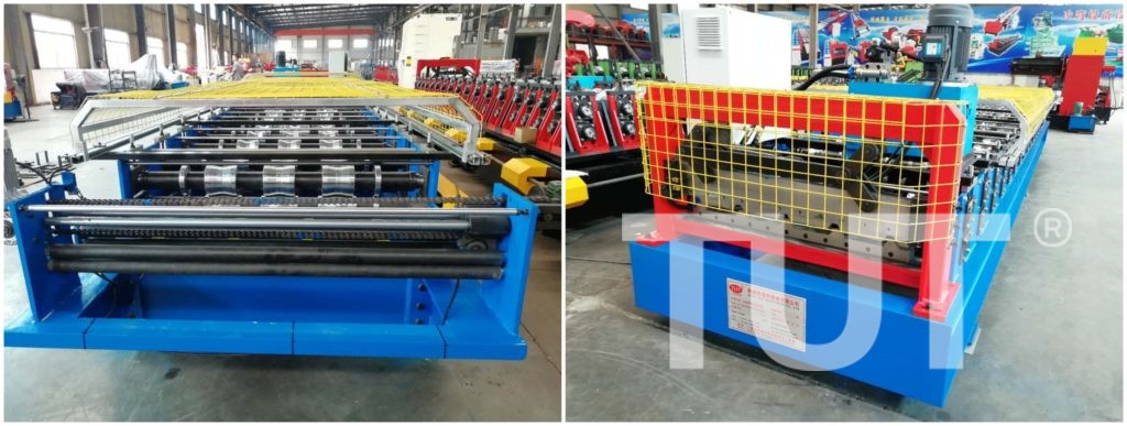 Roof Sheet Roll Forming Machine ready installation for Pakistan client