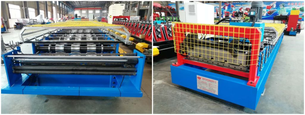 Roof Sheet Roll Forming Machine ready installation for Pakistan client