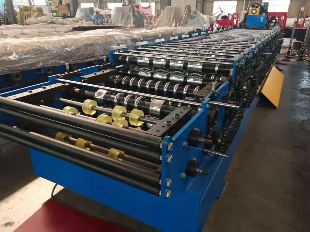 double layer roof panel roll forming machine