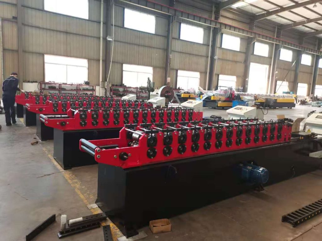 Metal Pallet Roll Forming Machine in Production
