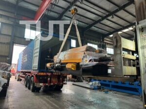 Loading Cable Tray Roll Forming Machine to Indian Customer